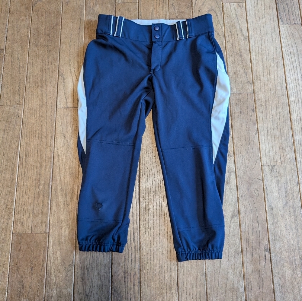 Women's Champro Navy Blue and White Athletic Pants Size Medium